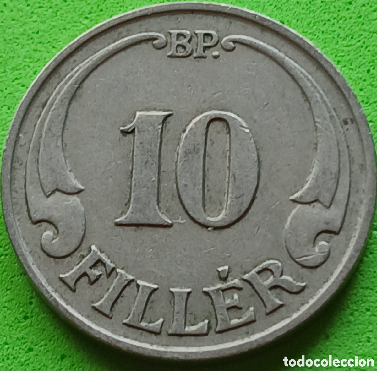 Alte M&uuml;nzen aus Europa: Hungr&iacute;a 10 filler 1935 km#507 poco com&uacute;n