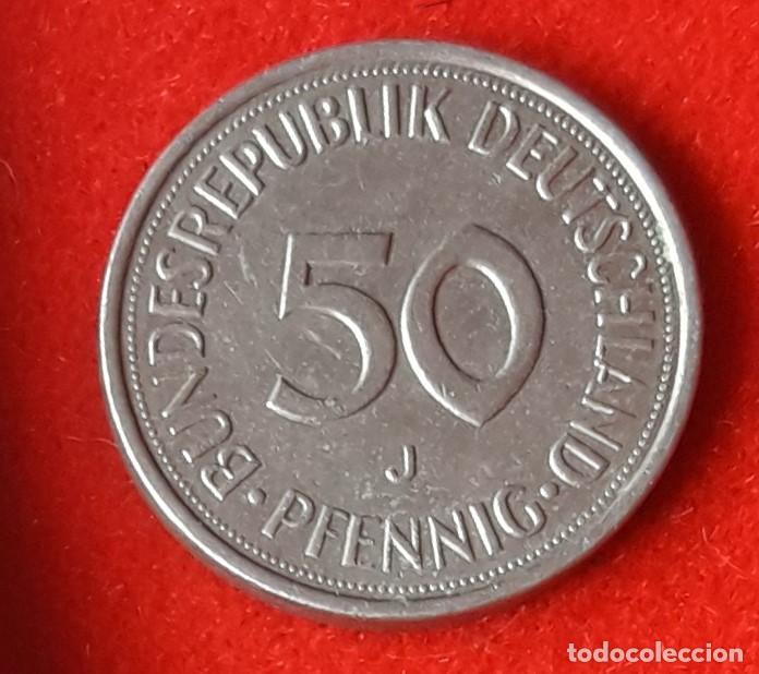Monedas antiguas de Europa: MONEDA DE ALEMANIA 1979 - 50 PFENNING, CECA J - COBRE-N&Iacute;QUEL