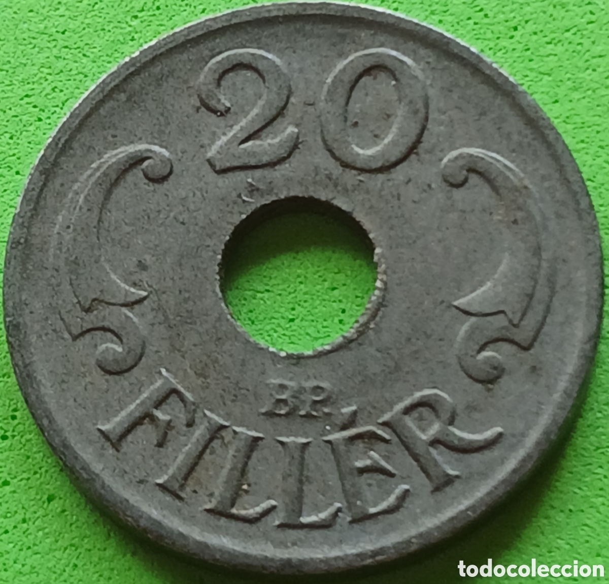 Monedas antiguas de Europa: Hungr&iacute;a 20 filler 1944 km#520 poco com&uacute;n