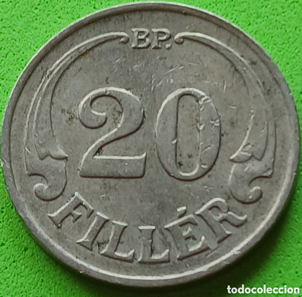 Monedas antiguas de Europa: Hungr&iacute;a 20 filler 1938 km#508