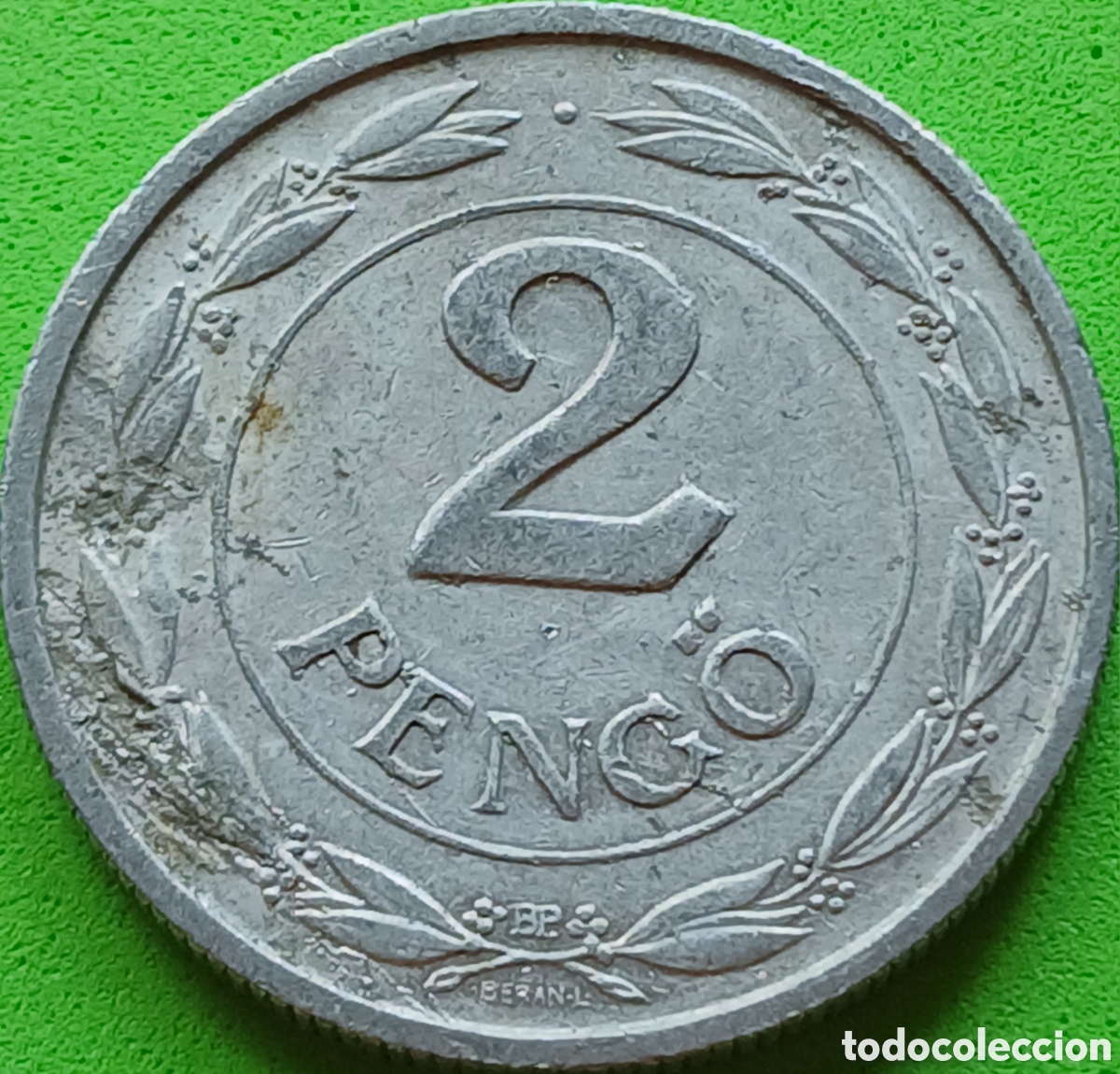 Monedas antiguas de Europa: Hungr&iacute;a 2 pengo 1942 km#522