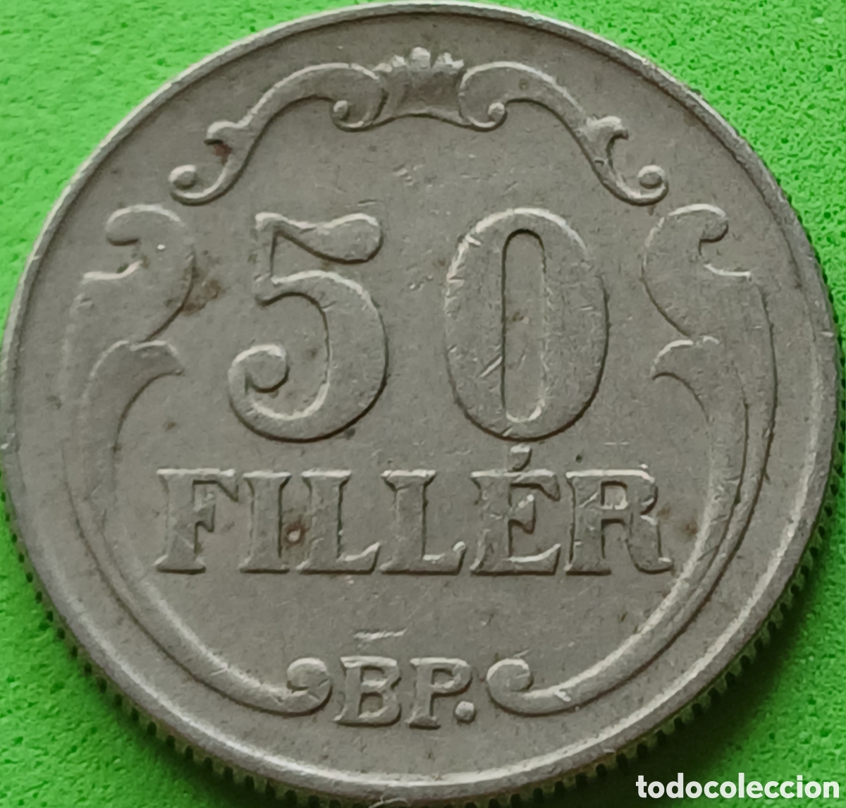 Monedas antiguas de Europa: Hungr&iacute;a 50 filler 1938 km#509 poco com&uacute;n!!