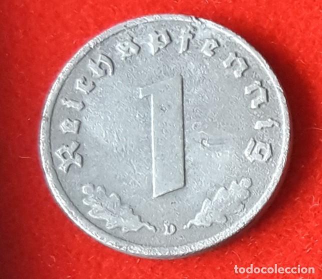 Monedas antiguas de Europa: MONEDA DE ALEMANIA TERCER REICH 1941 - 1 REICHSPFENNING, CECA D - ZINC