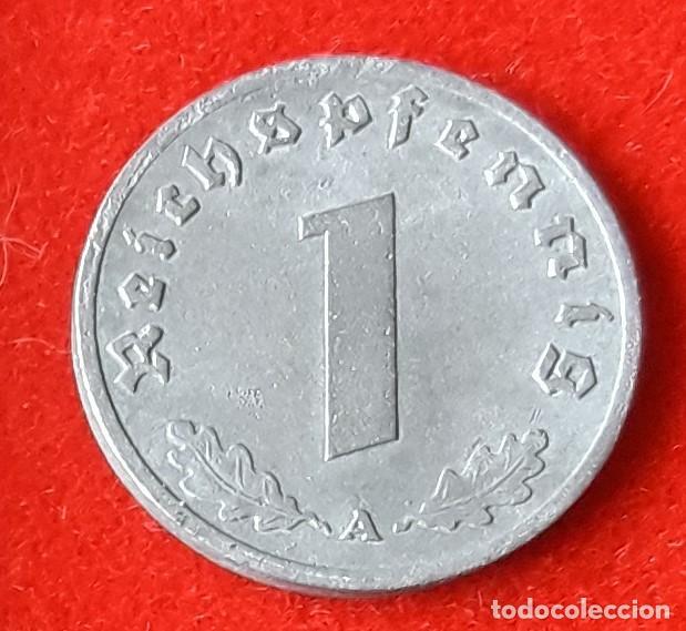 Monedas antiguas de Europa: MONEDA DE ALEMANIA TERCER REICH 1943 - 1 REICHSPFENNING, CECA A - ZINC