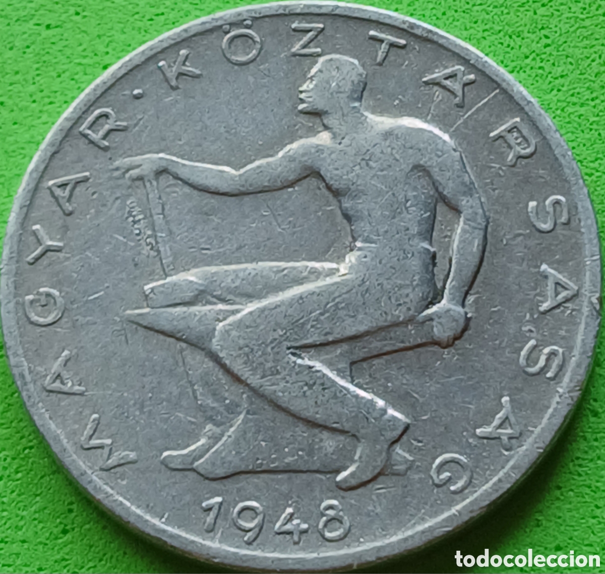 Monedas antiguas de Europa: Hungr&iacute;a 50 filler 1948 km#536
