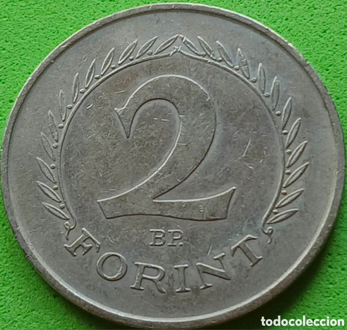 Monedas antiguas de Europa: Hungr&iacute;a 2 forint 1963 km#556a poco com&uacute;n