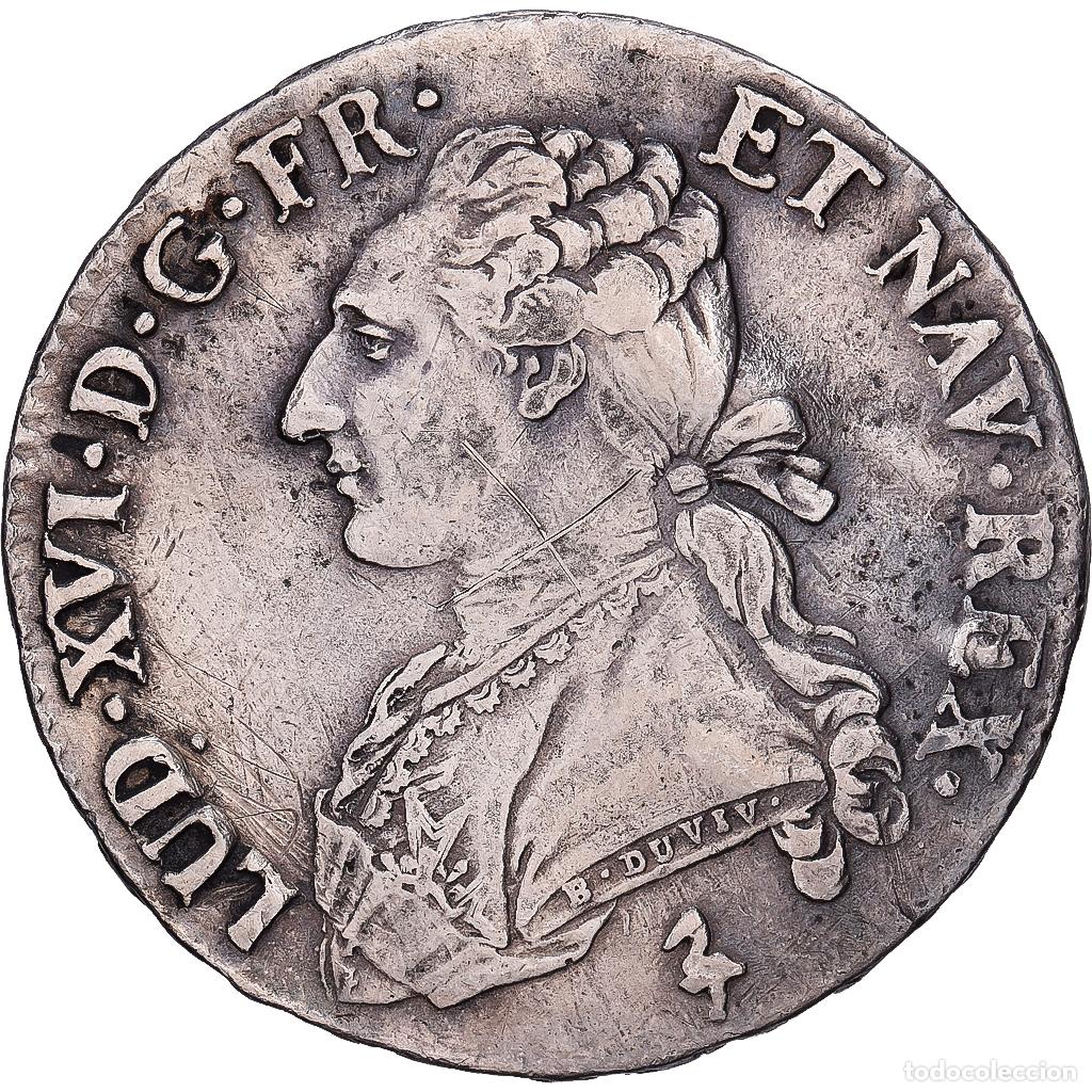 Monedas antiguas de Europa: [#1545019] Francia, Louis XVI, 1/2 Ecu aux branches d'olivier, 1783, Paris, Plata, MBC+