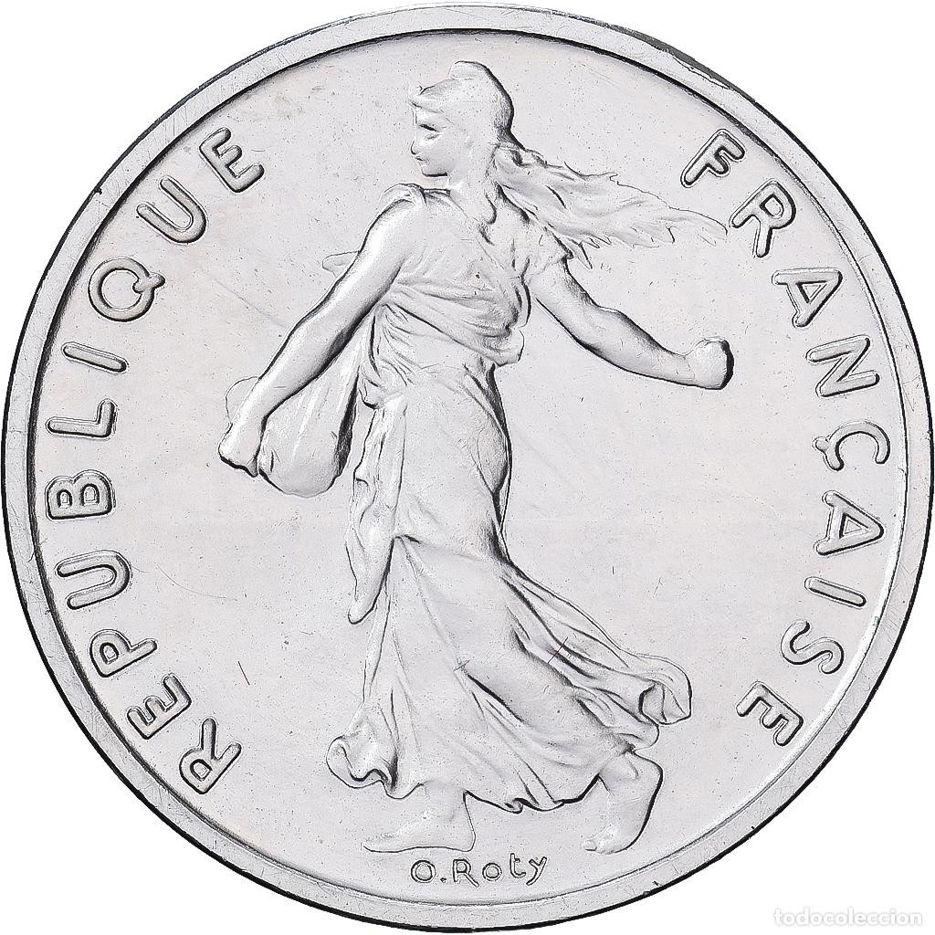Monedas antiguas de Europa: [#1545114] Francia, 1/2 Franc, Semeuse, 1976, MDP, Pi&eacute;fort, Plata, SC, Gadoury:91.P2