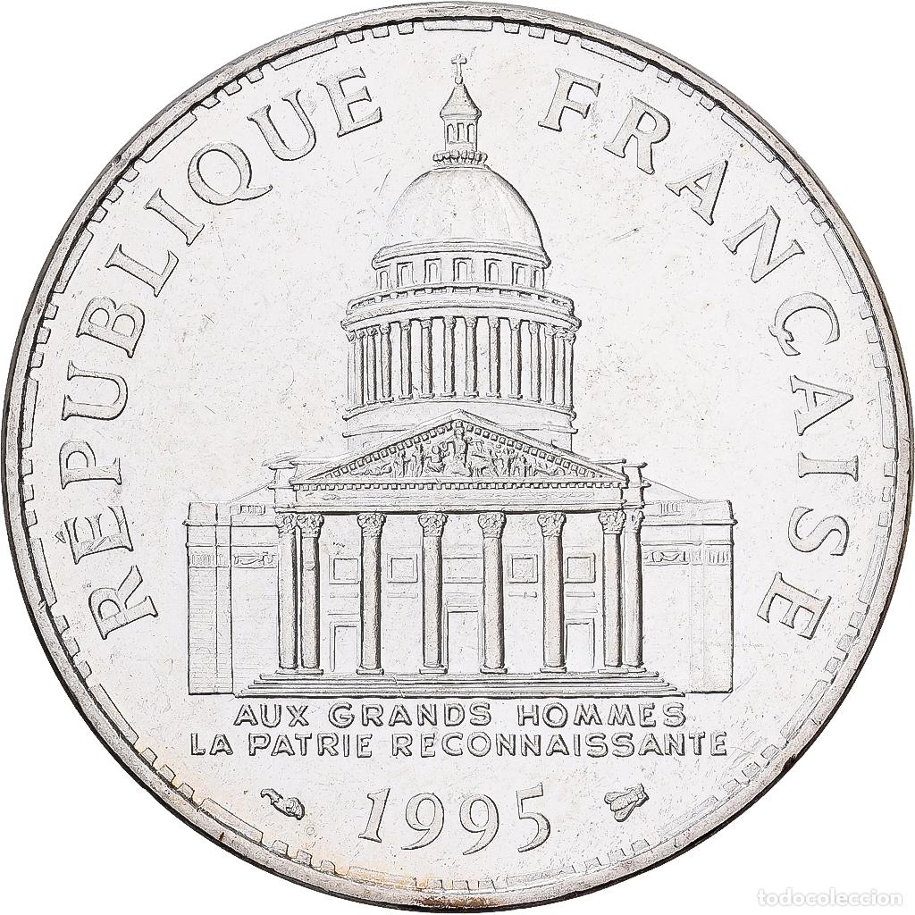 Monedas antiguas de Europa: [#1545219] Francia, 100 Francs, 1995, MDP, Pantheon, Plata, EBC, Gadoury:898, KM:951.1
