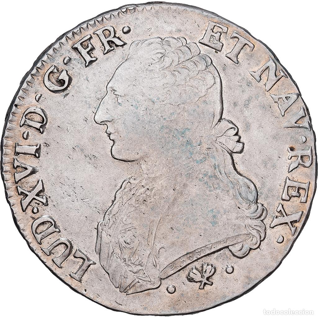 Monedas antiguas de Europa: [#1545043] Francia, Louis XVI, Ecu aux branches d'olivier, 1775, Bayonne, Plata, MBC