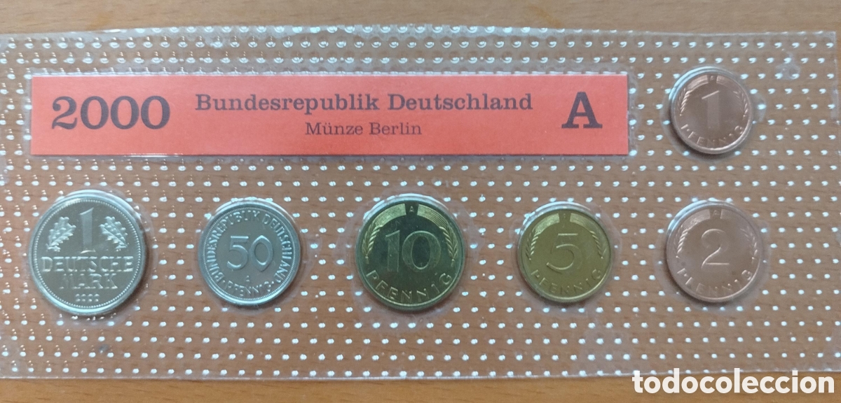 Old Coins of Europe: Set Monedas Alemania 2000 A (Berl&iacute;n)