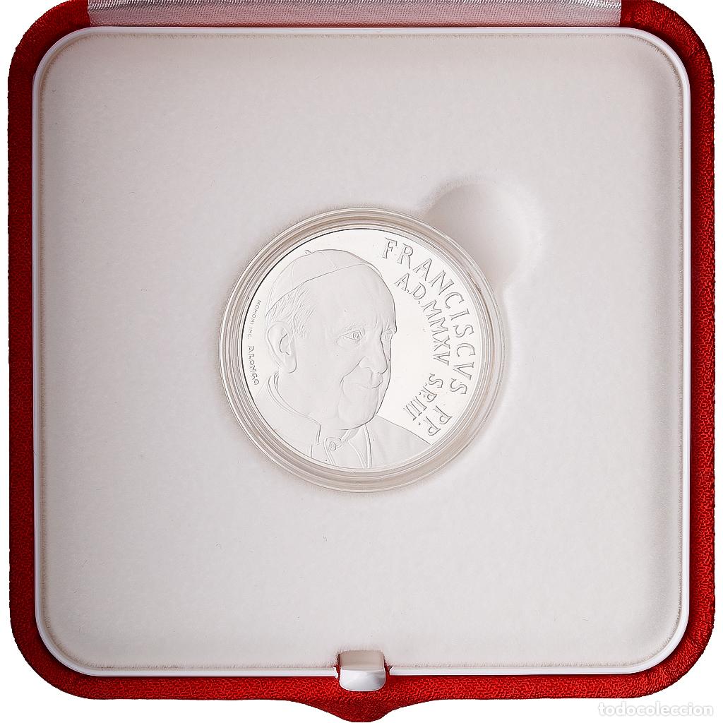 Monedas antiguas de Europa: [#1545137] CIUDAD DEL VATICANO, Francis, 5 Euro, XIV Assemblea Generale Ordinaria, Prueba
