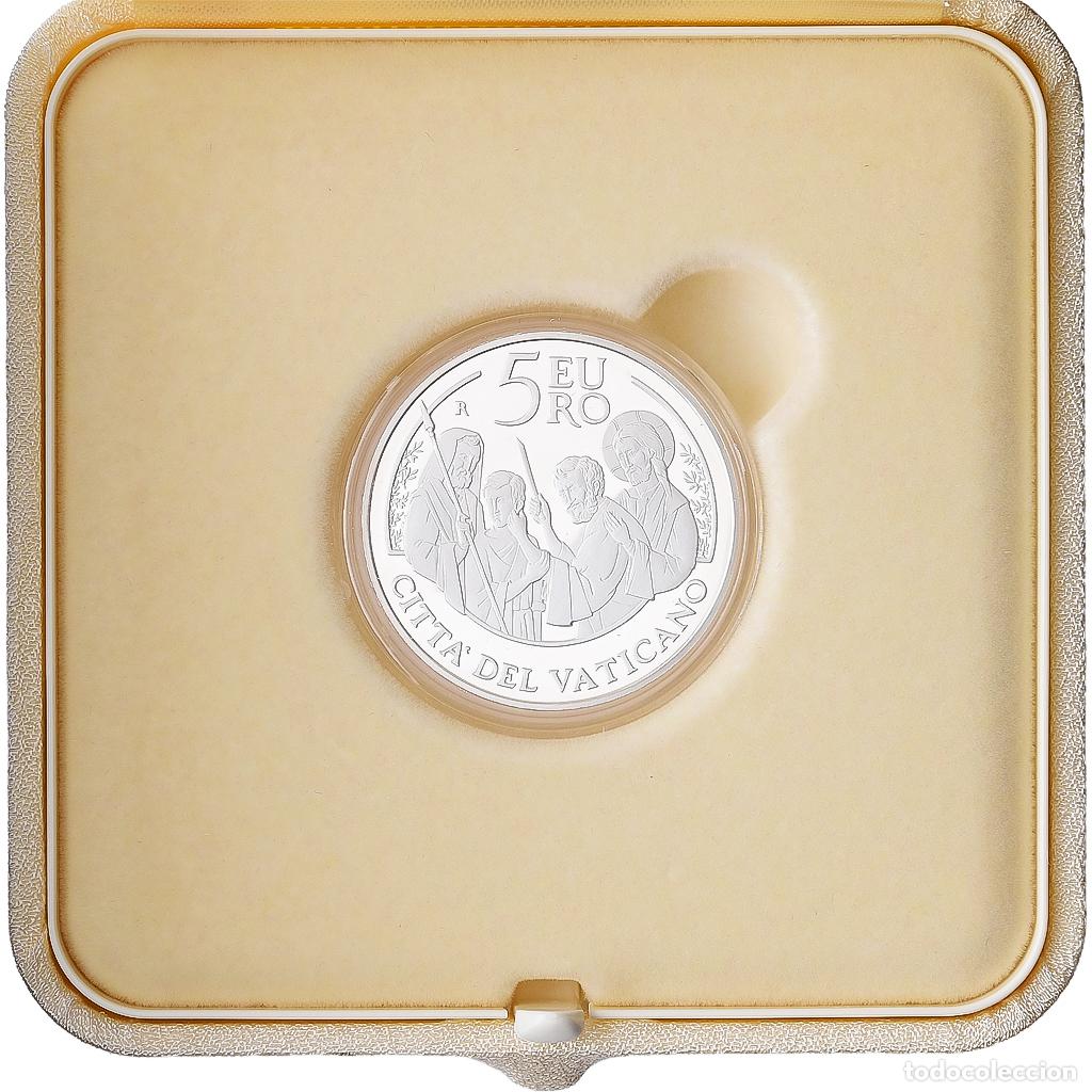 Monedas antiguas de Europa: [#1545140] CIUDAD DEL VATICANO, Francis, 5 Euro, 50th World Peace Day, Prueba, 2017, Rome