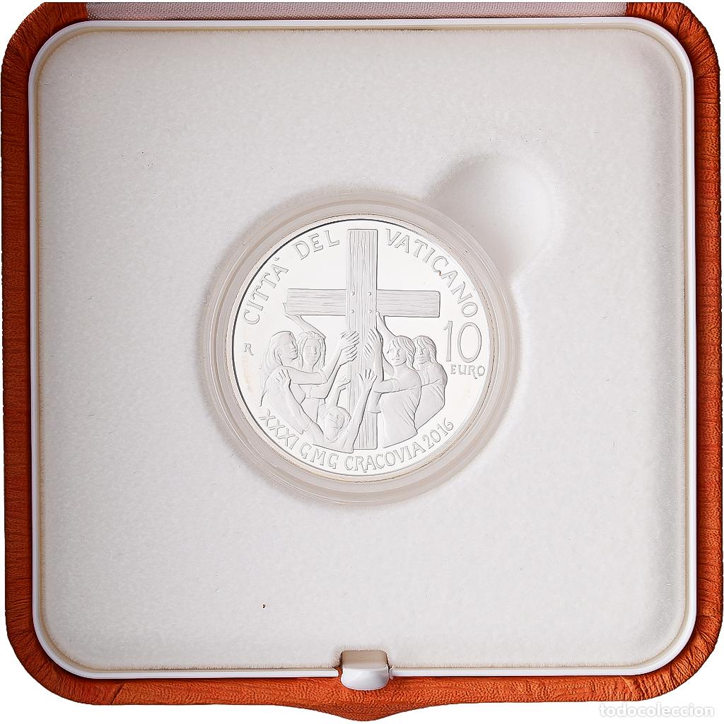 Monedas antiguas de Europa: [#1545138] CIUDAD DEL VATICANO, Francis, 10 Euro, 31th World Youth Day, Prueba, 2016, Rome