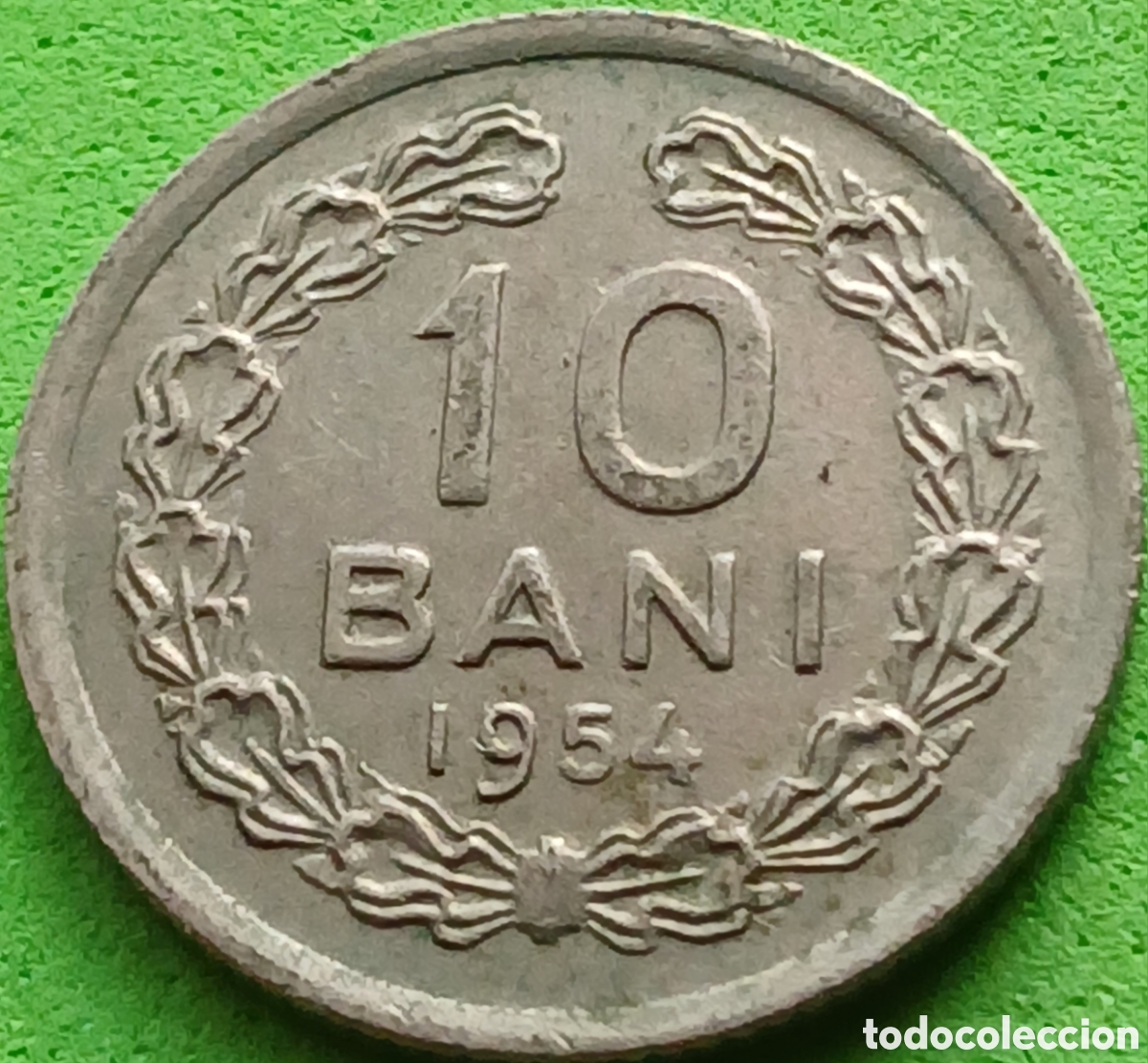 Monnaies anciennes de Europe: Ruman&iacute;a 10 bani 1954 km#84.2