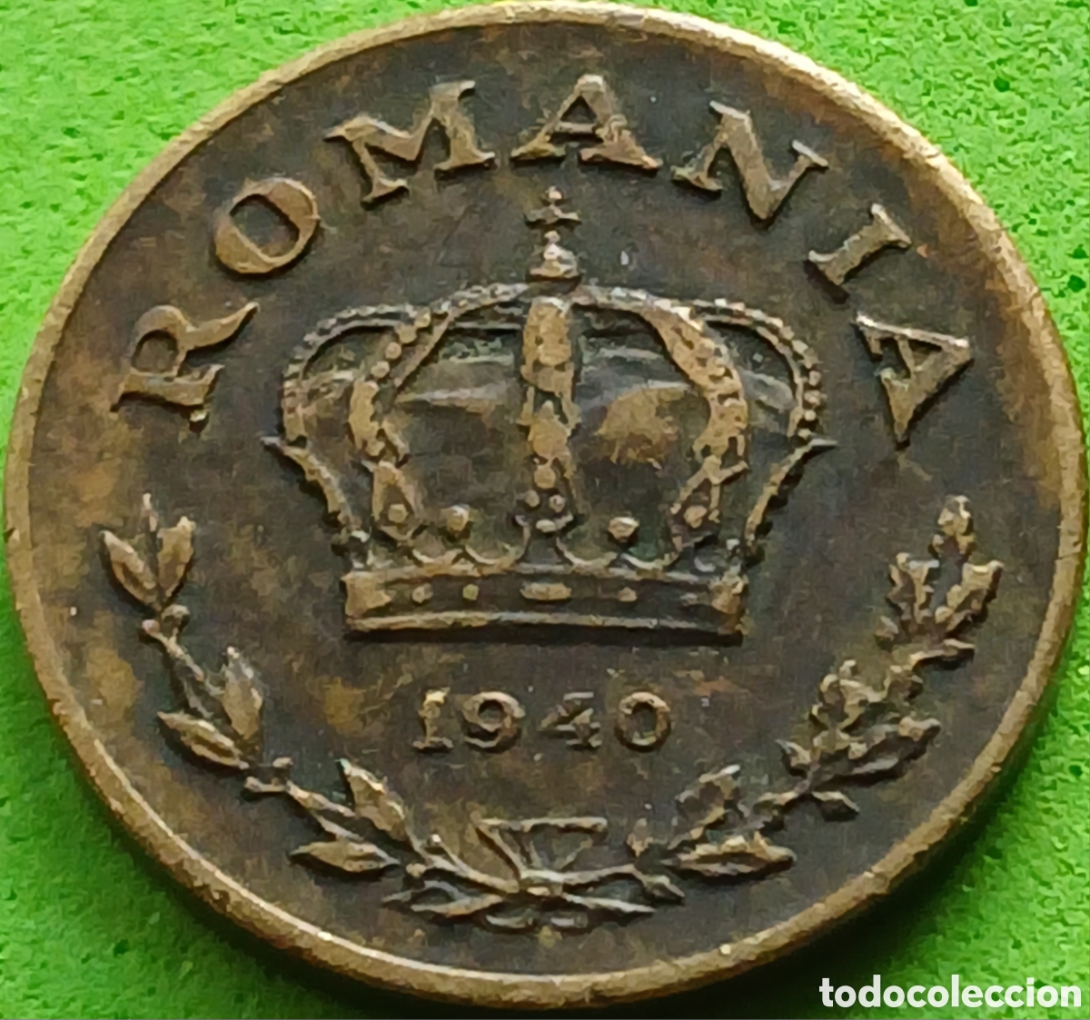 Monnaies anciennes de Europe: Ruman&iacute;a 1 leu 1940 km#56