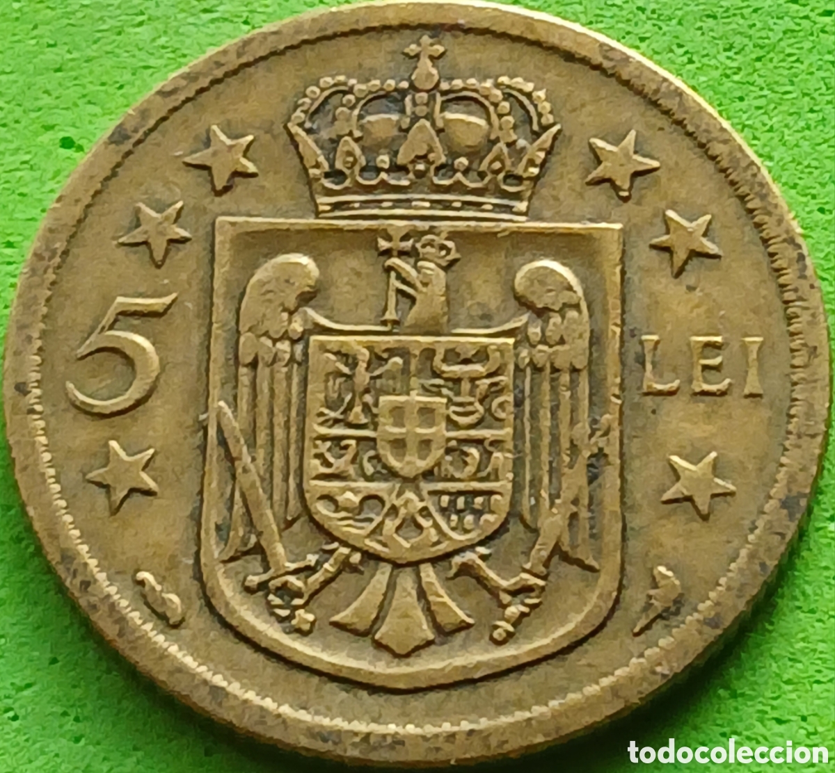 Monnaies anciennes de Europe: Ruman&iacute;a 5 lei 1930 km#48