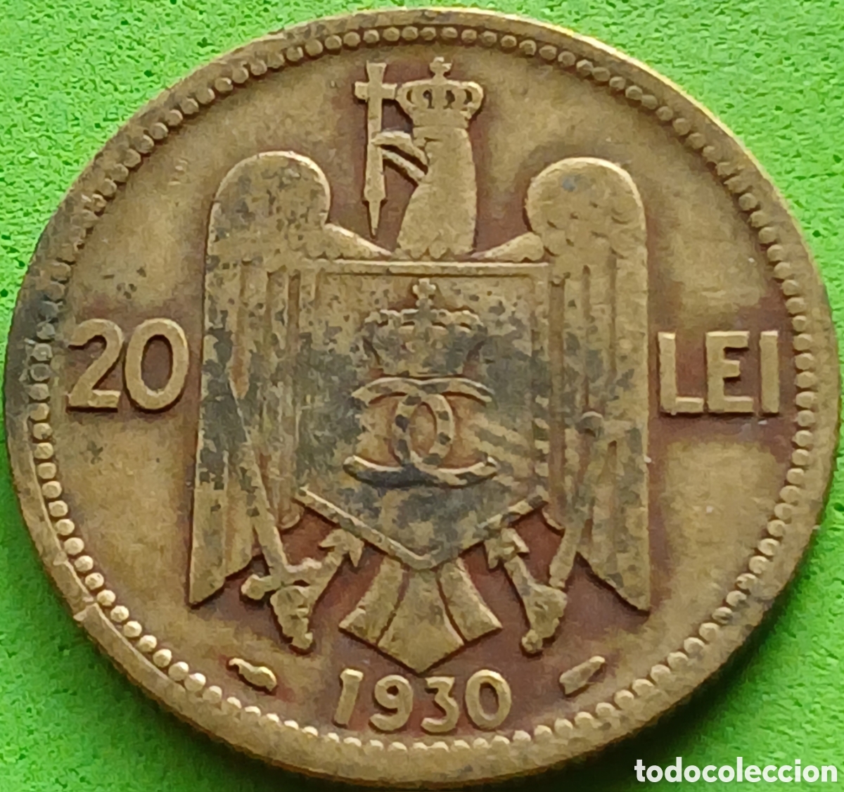 Monnaies anciennes de Europe: Ruman&iacute;a 20 lei 1930 km#51