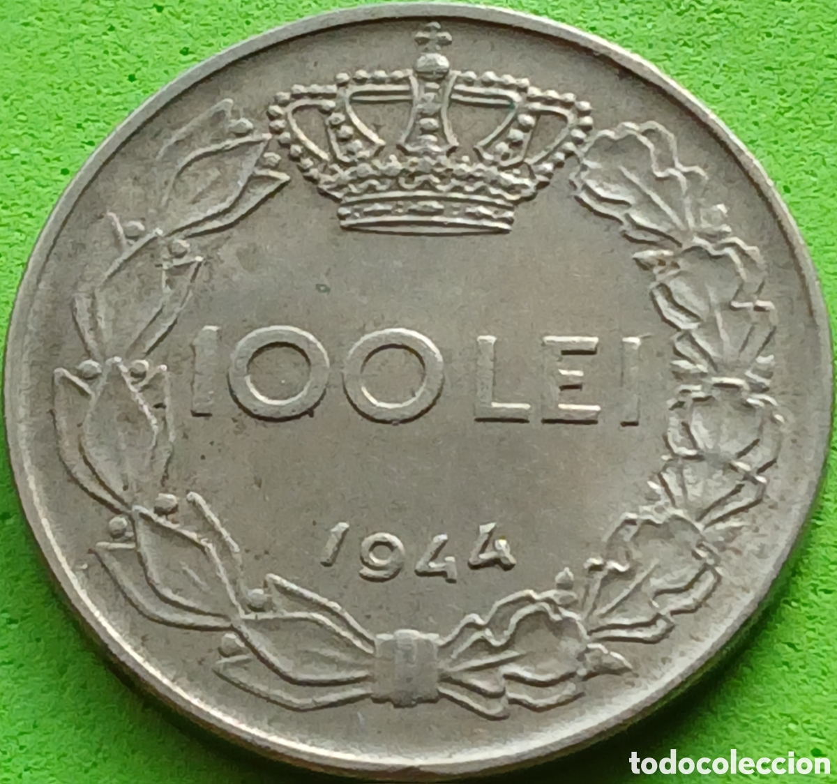 Monnaies anciennes de Europe: Ruman&iacute;a 100 lei 1944 km#64
