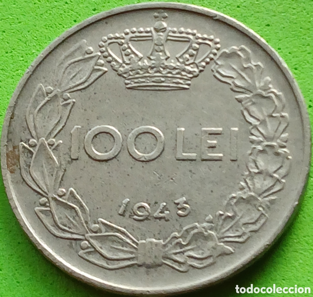 Monnaies anciennes de Europe: Ruman&iacute;a 100 lei 1943 km#64