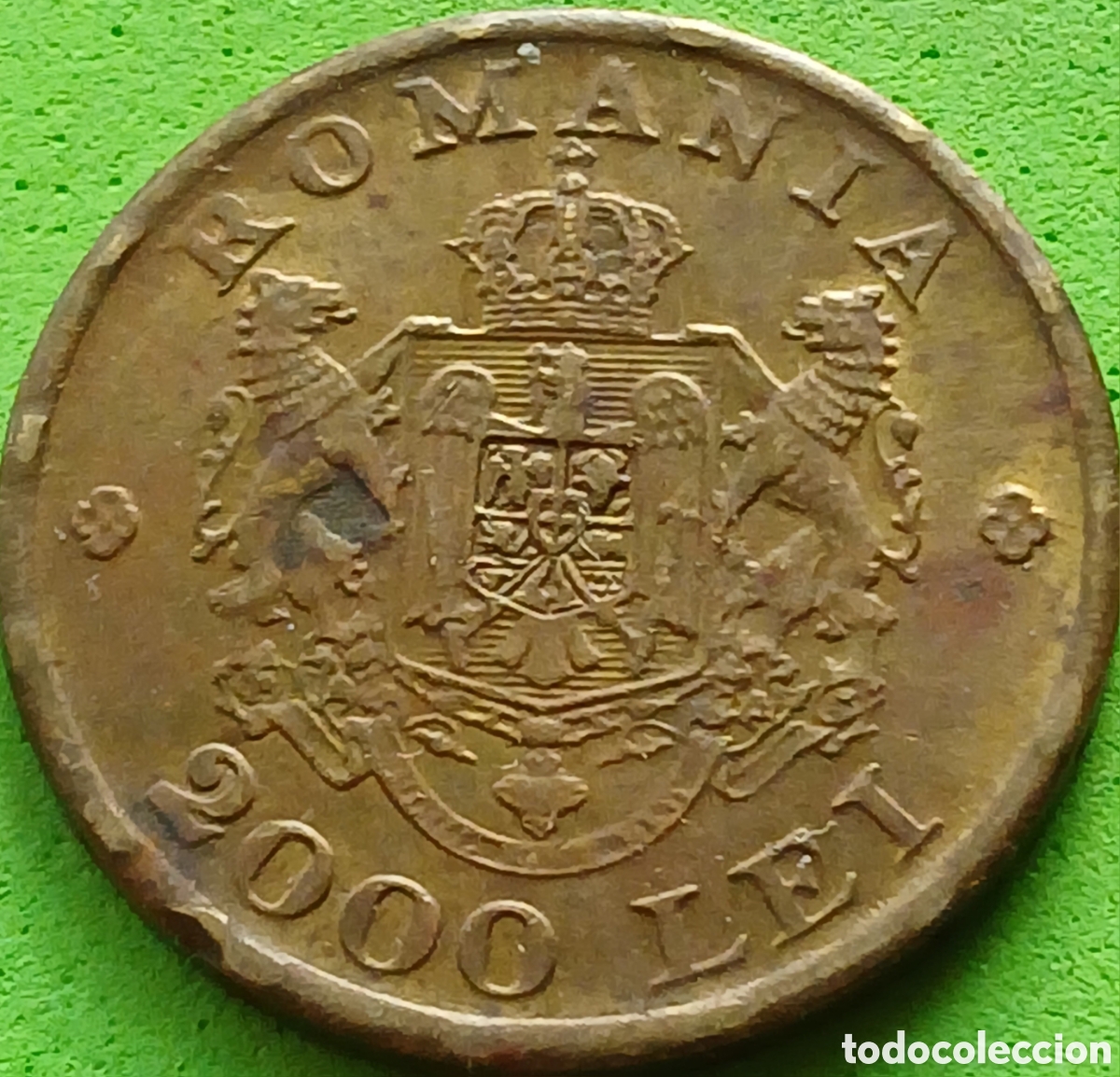 Monedas antiguas de Europa: Ruman&iacute;a 2000 lei 1946 km#69