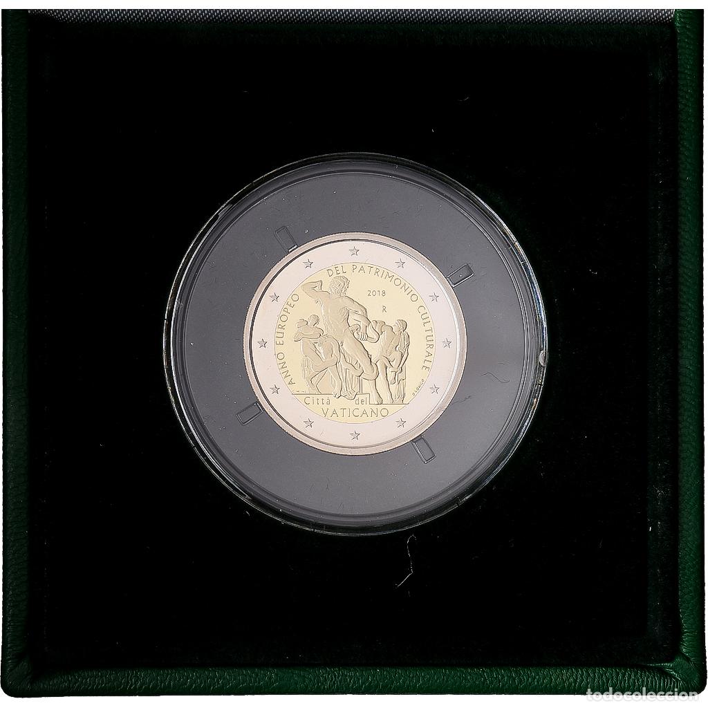Monedas antiguas de Europa: [#1545135] CIUDAD DEL VATICANO, Francis, 2 Euro, European Year of Cultural Heritage