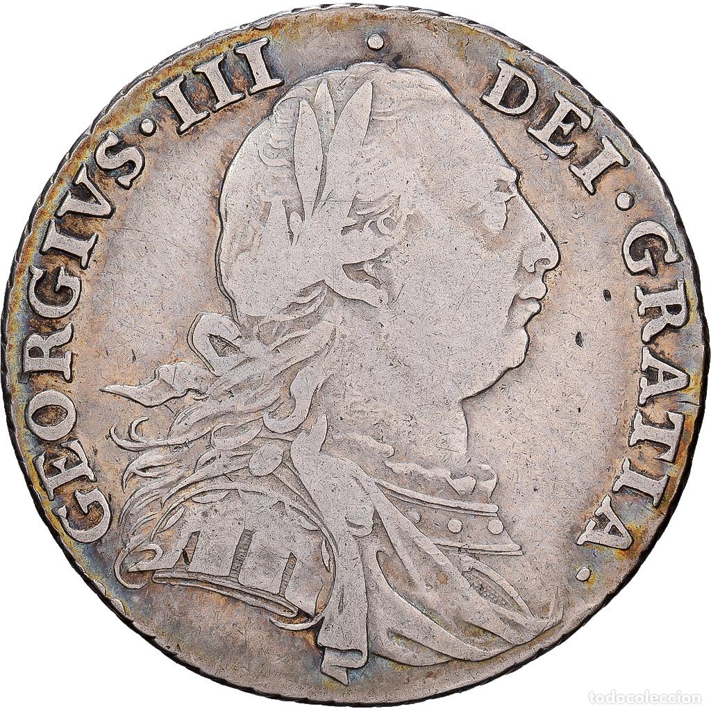 Monete antiche di Europa: [#1545028] Gran Breta&ntilde;a, George III, 1 Shilling, 1787, London, Plata, BC+, KM:607
