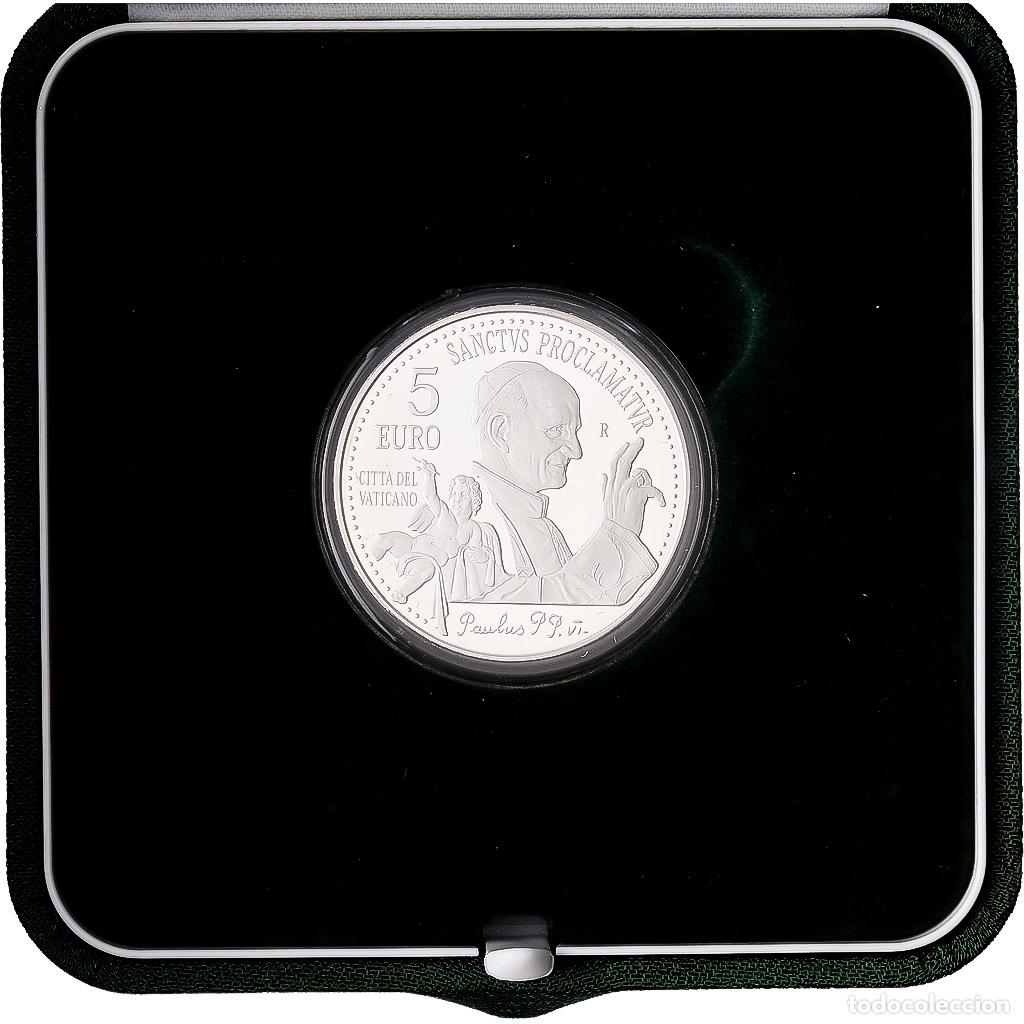 Monedas antiguas de Europa: [#1545142] CIUDAD DEL VATICANO, Francis, 5 Euro, Canonization of Paul VI, Prueba, 2018
