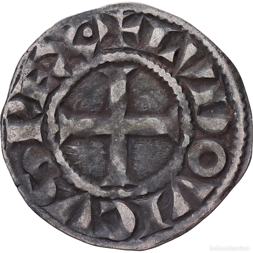Monedas antiguas de Europa: [#1545208] Francia, Louis VIII-IX, Denier Tournois, 1223-1250, Tours, Vell&oacute;n, MBC