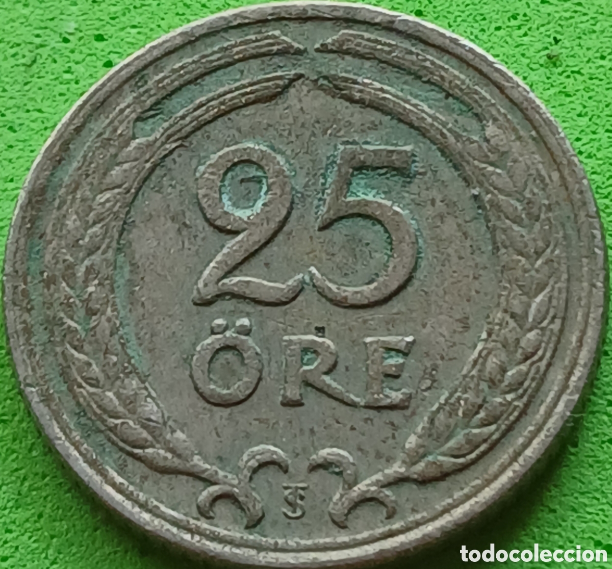 Monedas antiguas de Europa: Suecia 25 ore 1946 km#798