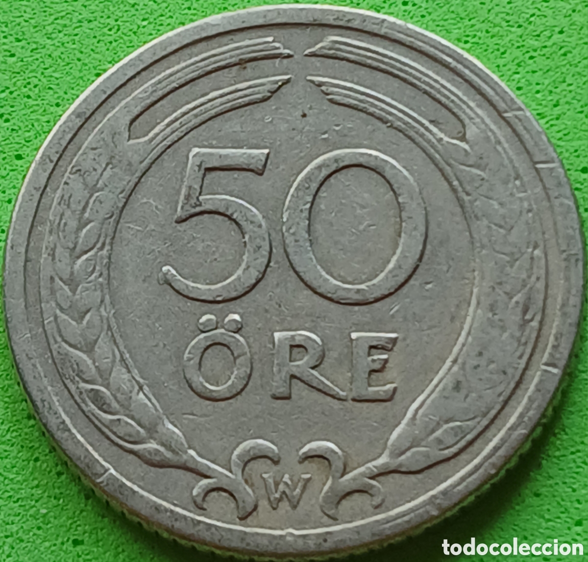 Alte M&uuml;nzen aus Europa: Suecia 50 ore 1920 km#796 !!!