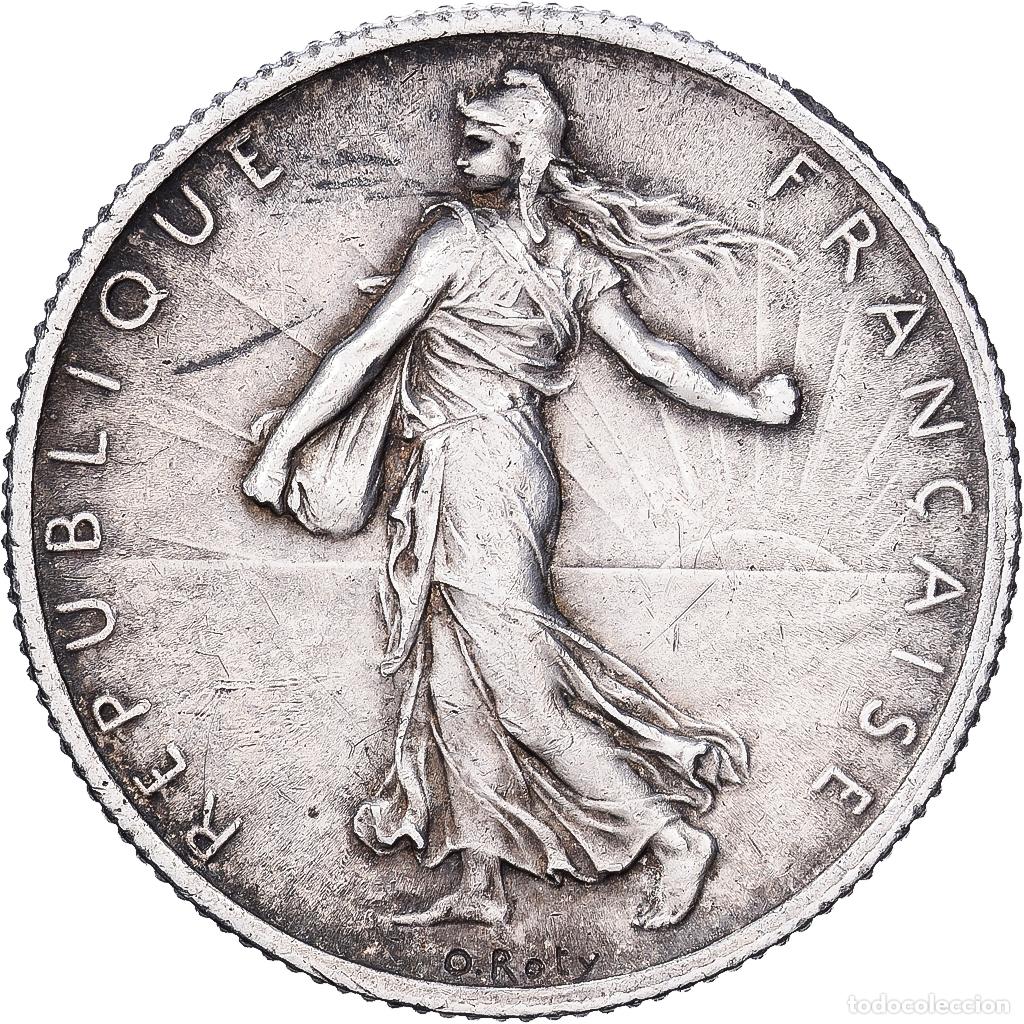 Monedas antiguas de Europa: [#1509928] Francia, 2 Francs, Semeuse, 1914, Castelsarrasin, Plata, MBC+, KM:845.2