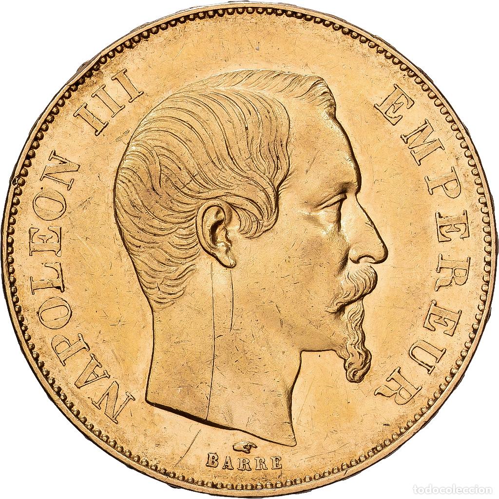Alte M&uuml;nzen aus Europa: [#1509945] Francia, Napoleon III, 50 Francs, Napol&eacute;on III, 1856, Paris, Oro, EBC, KM:785.1