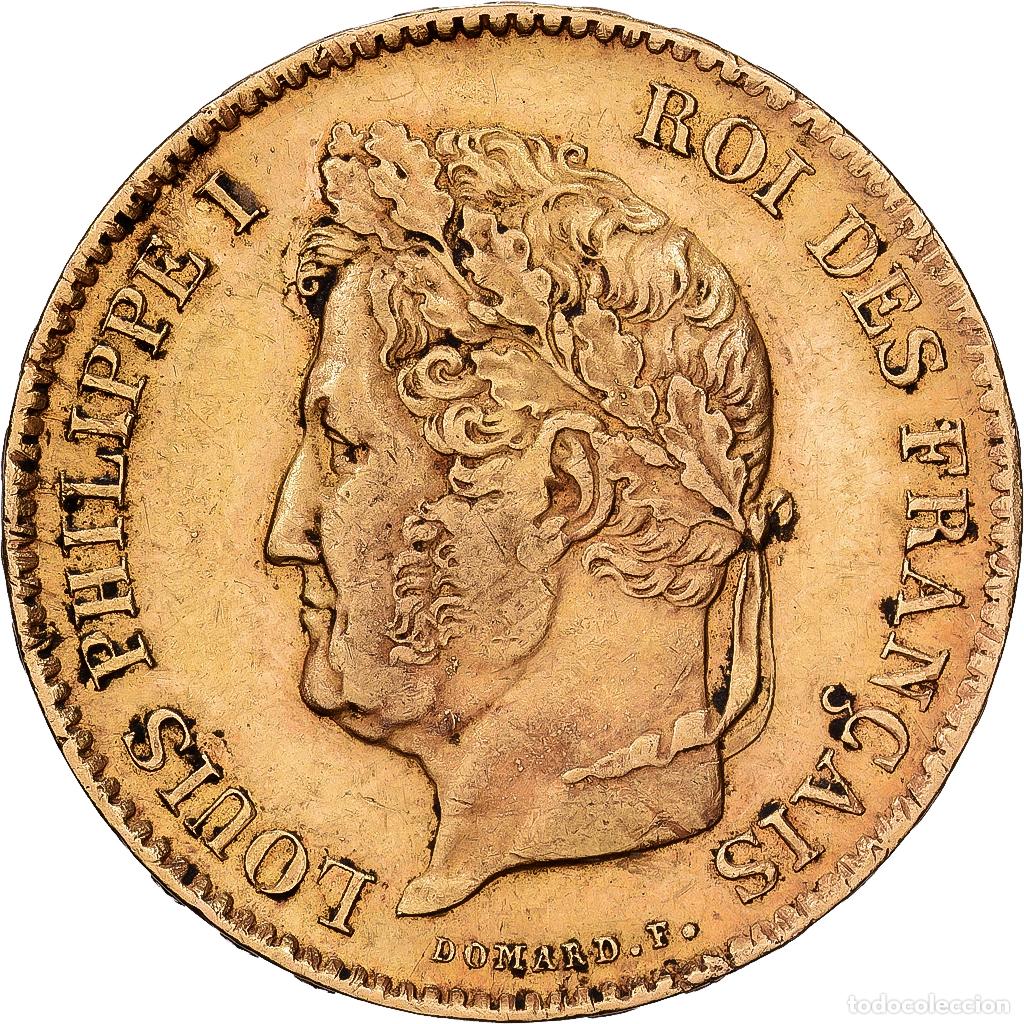Monedas antiguas de Europa: [#1509946] Francia, 40 Francs, Louis-Philippe, 1836, Paris, Oro, MBC, KM:747.1