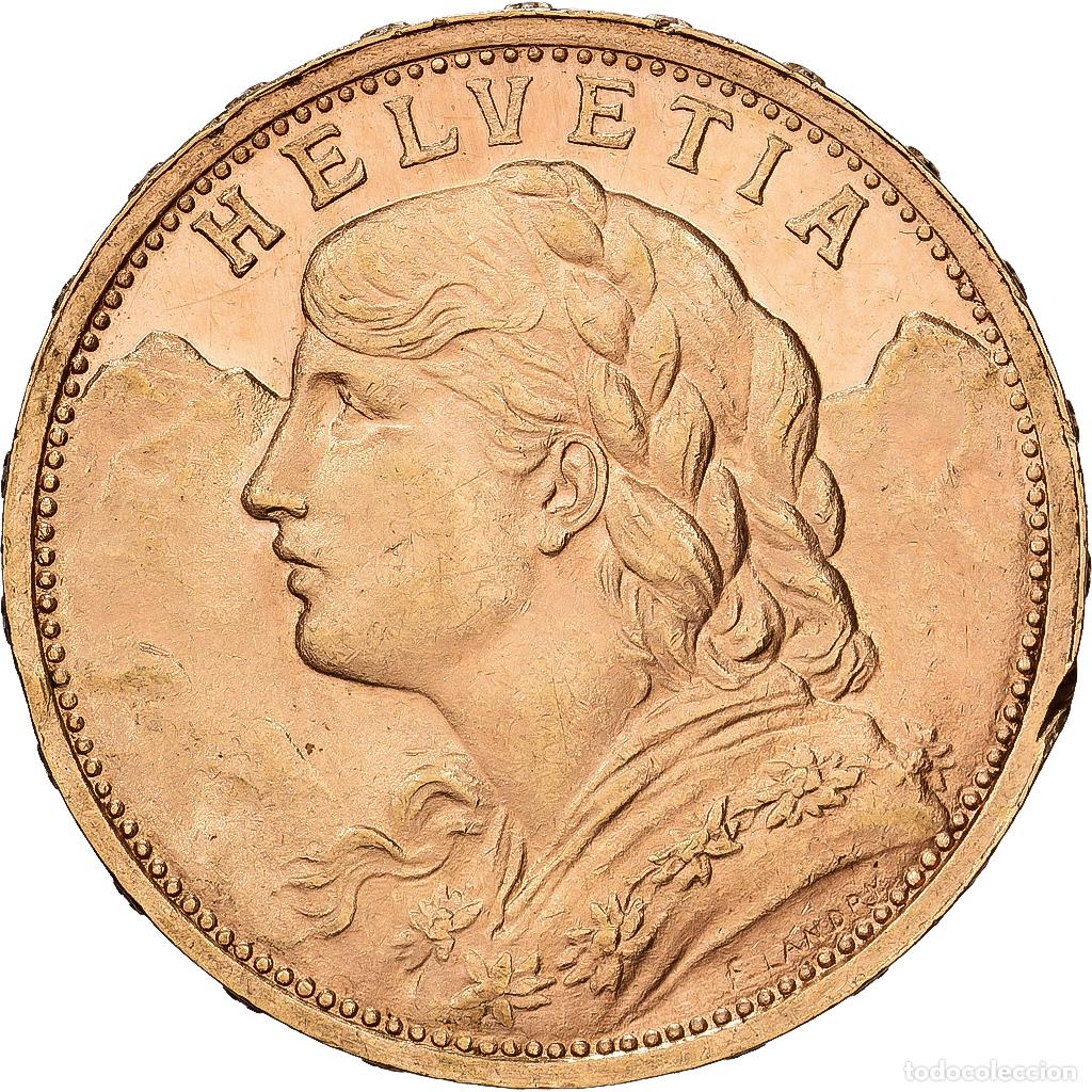 Monedas antiguas de Europa: [#1509942] Suiza, 20 Francs, 1898, Bern, Oro, EBC, KM:35.1