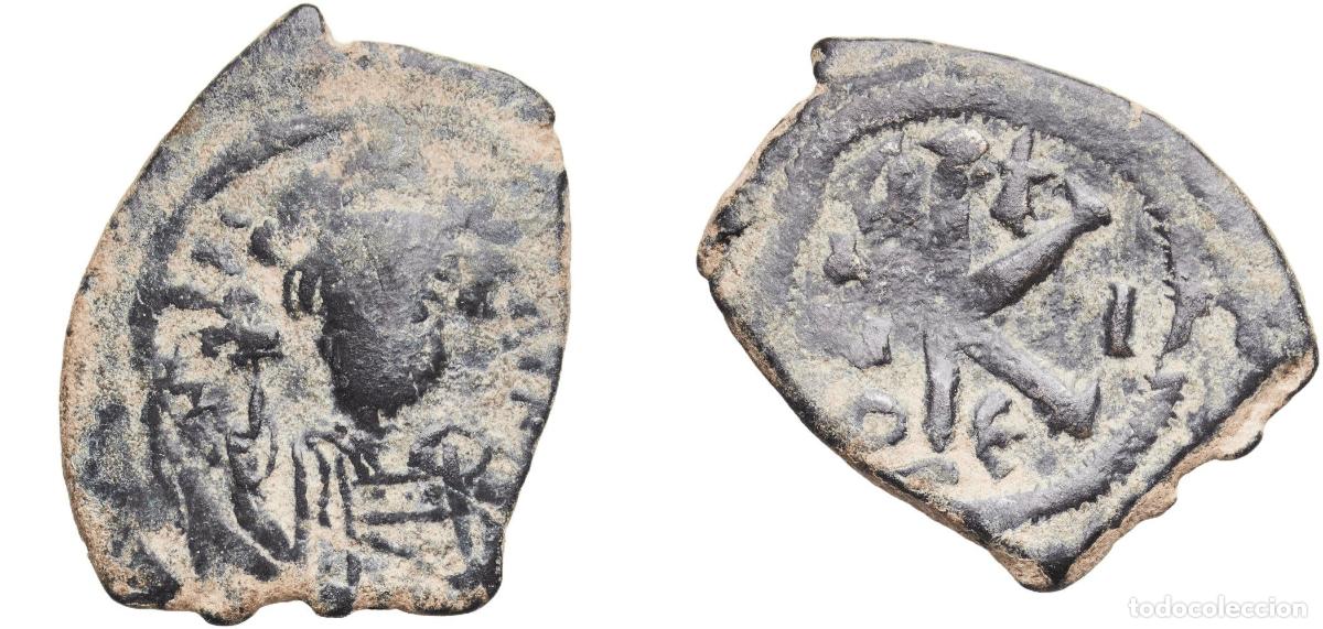 Monedas antiguas de Europa: Byzantine states Byzantine Empire 6th - 7th Centuries 20 Nummi Bronze 5.71g VF