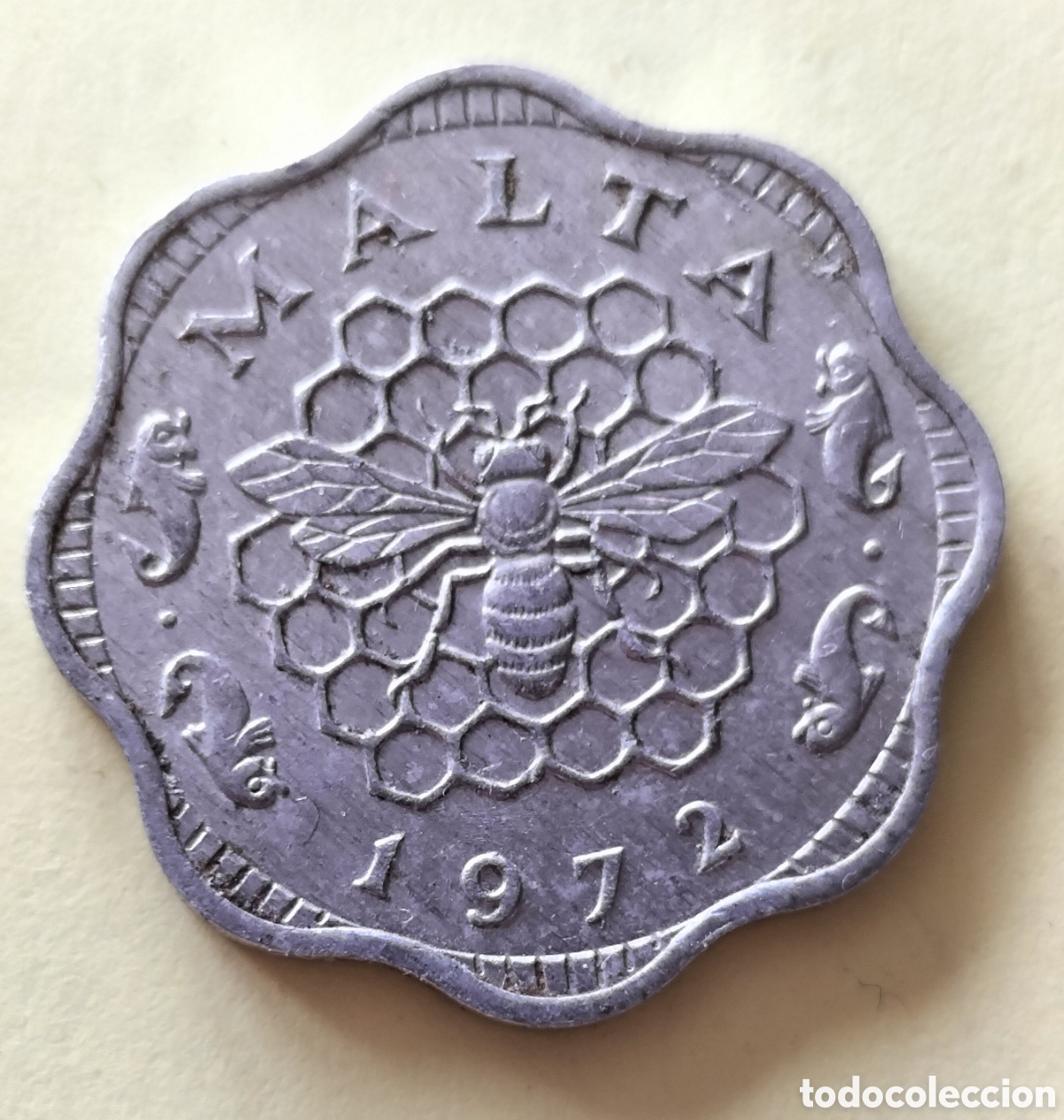 Monnaies anciennes de Europe: Moneda 3 Mils 1972 Malta.
