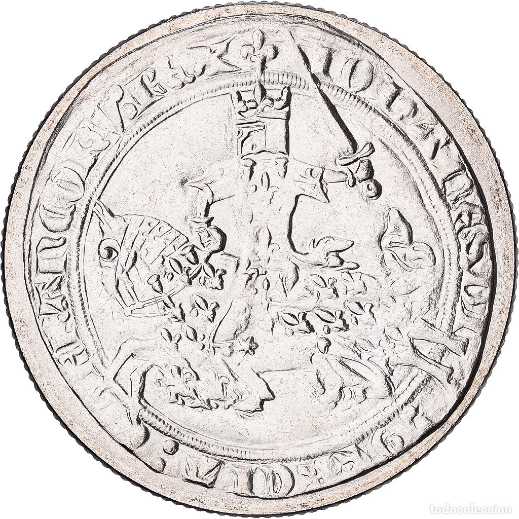 Monedas antiguas de Europa: [#1545165] Francia, 5 Francs, Le franc &agrave; cheval de Jean II Le Bon, 2000, MDP, Cupronickel