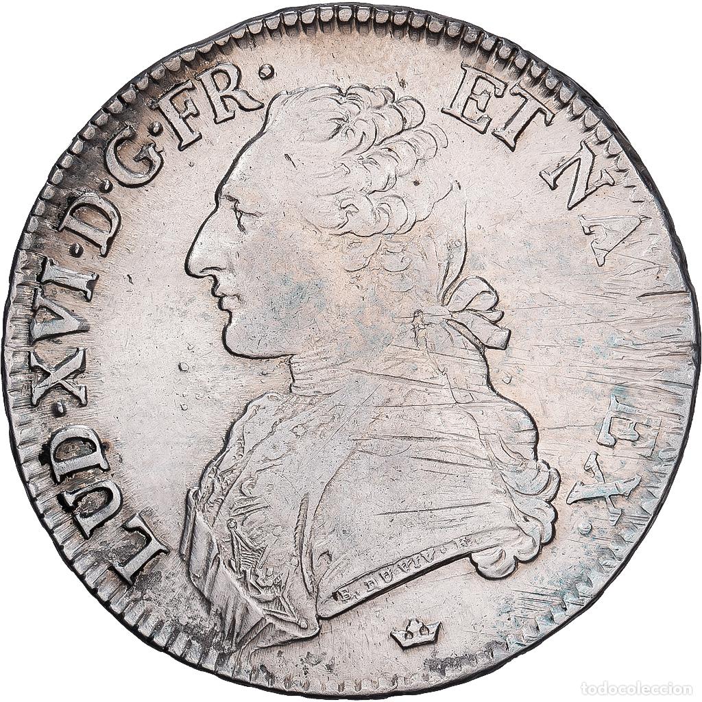 Monedas antiguas de Europa: [#1545044] Francia, Louis XVI, Ecu aux branches d'olivier, 1783, Toulouse, Plata, MBC+