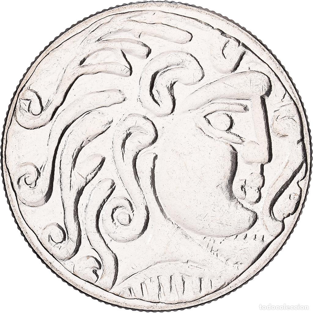 Monedas antiguas de Europa: [#1545166] Francia, 5 Francs, Stat&egrave;re des Parisii, 2000, MDP, Cupronickel, MBC, KM:1222