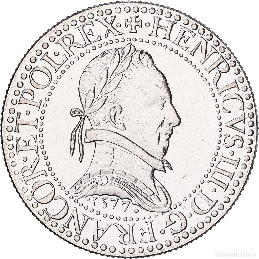 Monedas antiguas de Europa: [#1545167] Francia, 5 Francs, Franc d'Henri III, 2000, MDP, Cupronickel, SC, KM:1963