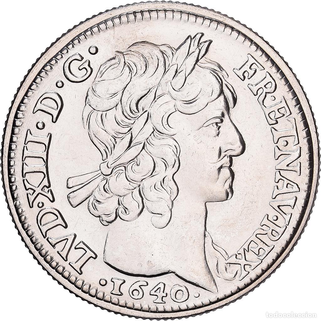 Monedas antiguas de Europa: [#1545168] Francia, 5 Francs, Louis d'or de Louis XIII, 2000, MDP, Cupronickel, EBC