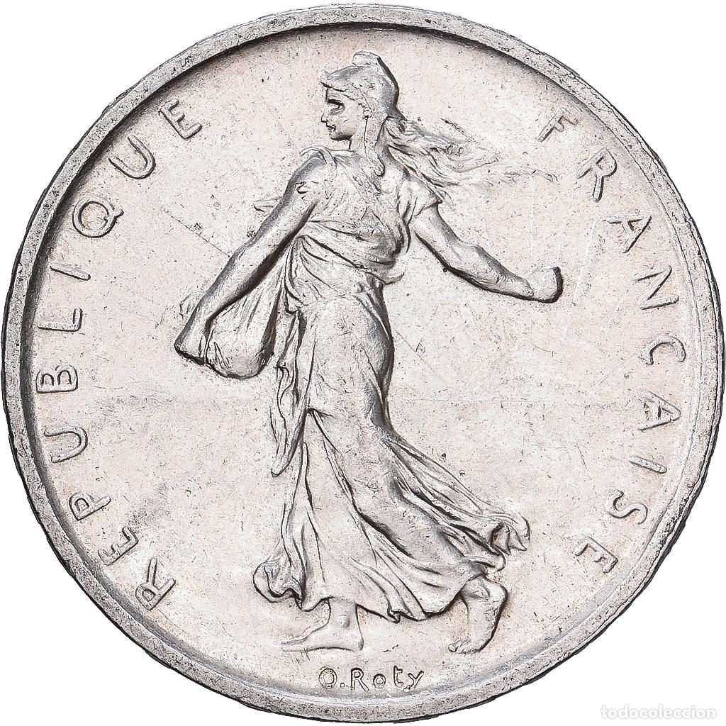 Monedas antiguas de Europa: [#1509912] Francia, 5 Francs, Semeuse, 1960, Plata, EBC, KM:926