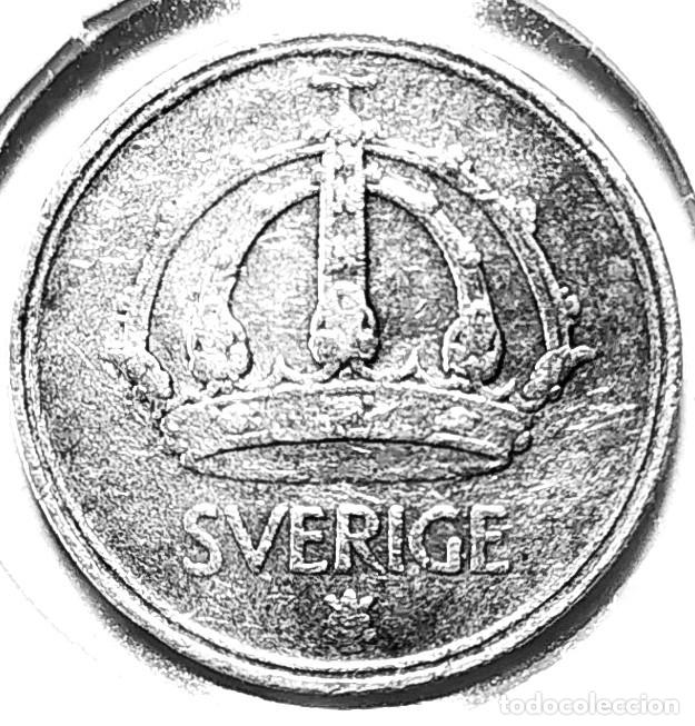 Monedas antiguas de Europa: SUECIA (1908-1950) - 10 ORE 1944 G - REY GUSTAF V - A - 1,45 GR. PLATA 0,400 - DIAMET 15 mm - KM#813