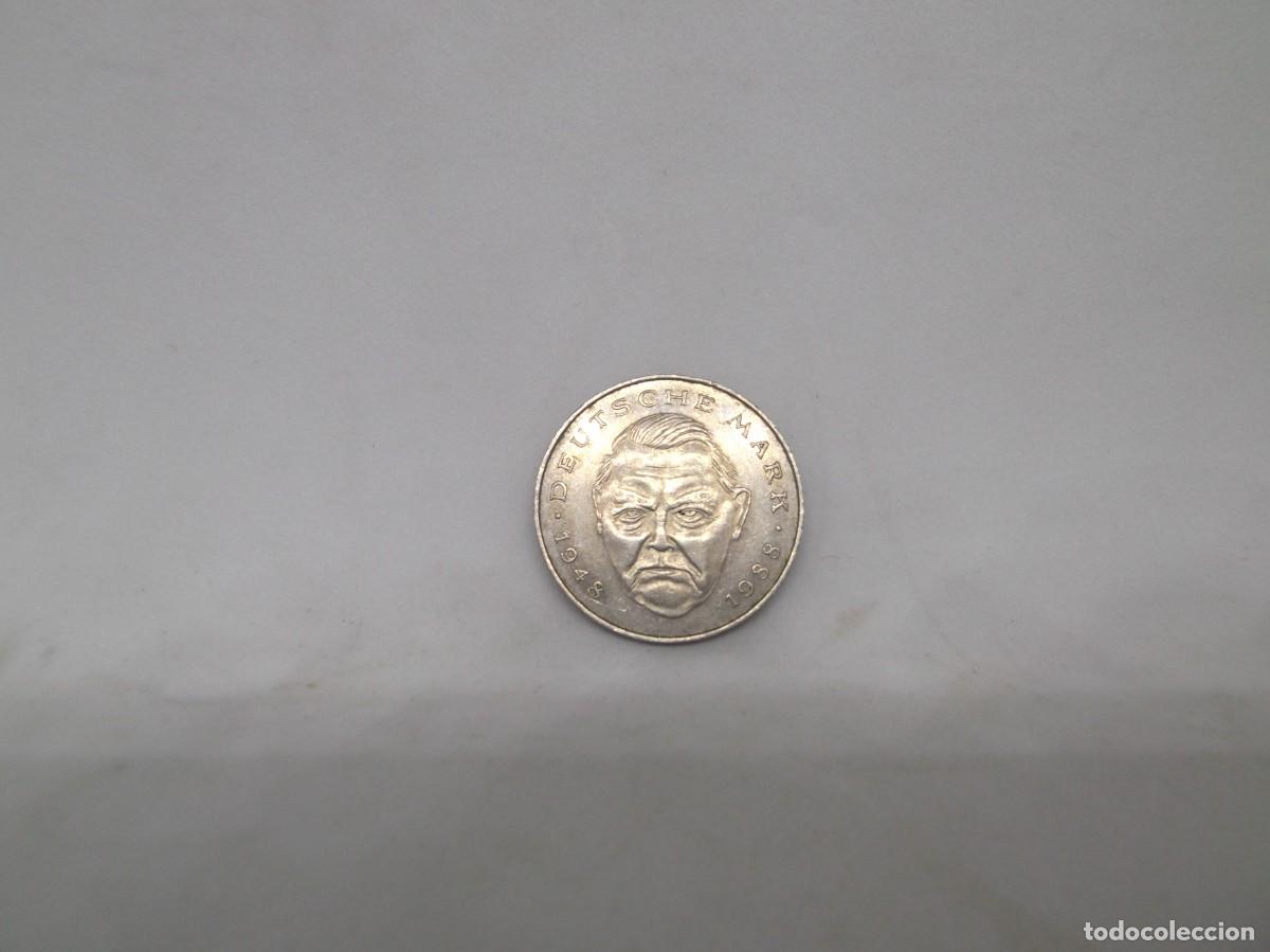 Monedas antiguas de Europa: Moneda de 2 Marcos alemanes de 1989 J