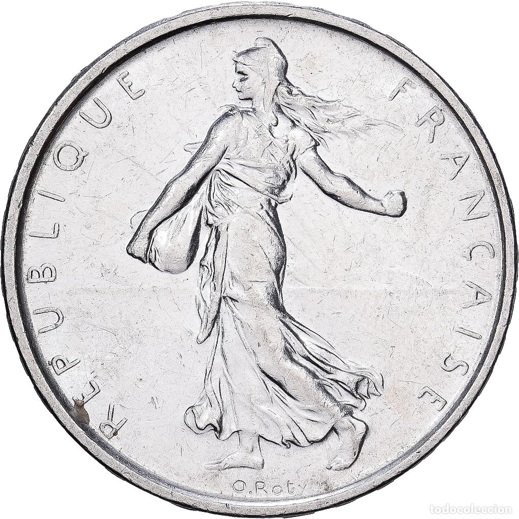 Monedas antiguas de Europa: [#1509913] Francia, 5 Francs, Semeuse, 1961, Plata, EBC, KM:926