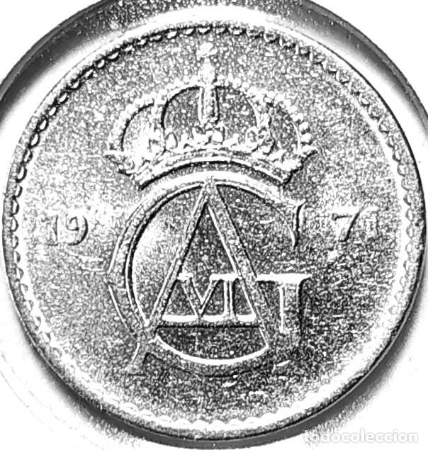 Monedas antiguas de Europa: SUECIA (1950-1973) - 10 ORE 1971 U - REY GUSTAF VI ADOLF - A - 1,35 GR. CUPRONIQUEL - DIAMETRO 15 m