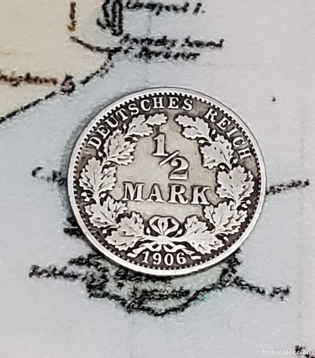 Monedas antiguas de Europa: 1/2 MARCO DE PLATA DE ALEMANIA DEL A&Ntilde;O 1906-A.EXTRAORDINARIO ESTADO DE CONSERVACI&Oacute;N