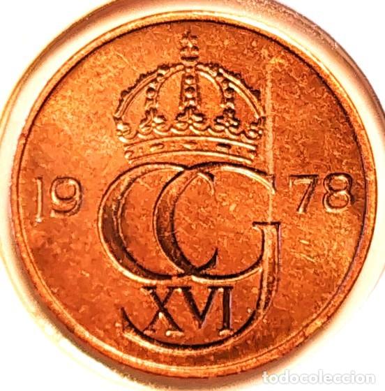 Alte M&uuml;nzen aus Europa: SUECIA (1975-) - 5 ORE 1978 U - REY GUSTAF VI ADOLF - A - 2,68 GR. BRONCE - DIAMETRO 18 mm - KM#849