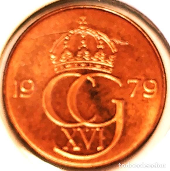 Alte M&uuml;nzen aus Europa: SUECIA (1975-) - 5 ORE 1979 U - REY GUSTAF VI ADOLF - A - 2,68 GR. BRONCE - DIAMETRO 18 mm - KM#849